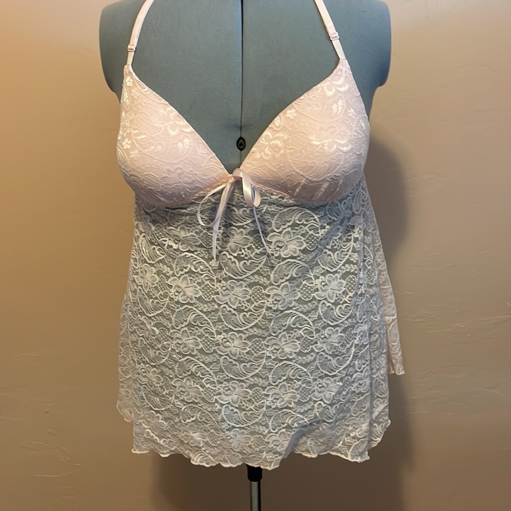 Apt 9 baby pink lingerie. Sz XXL